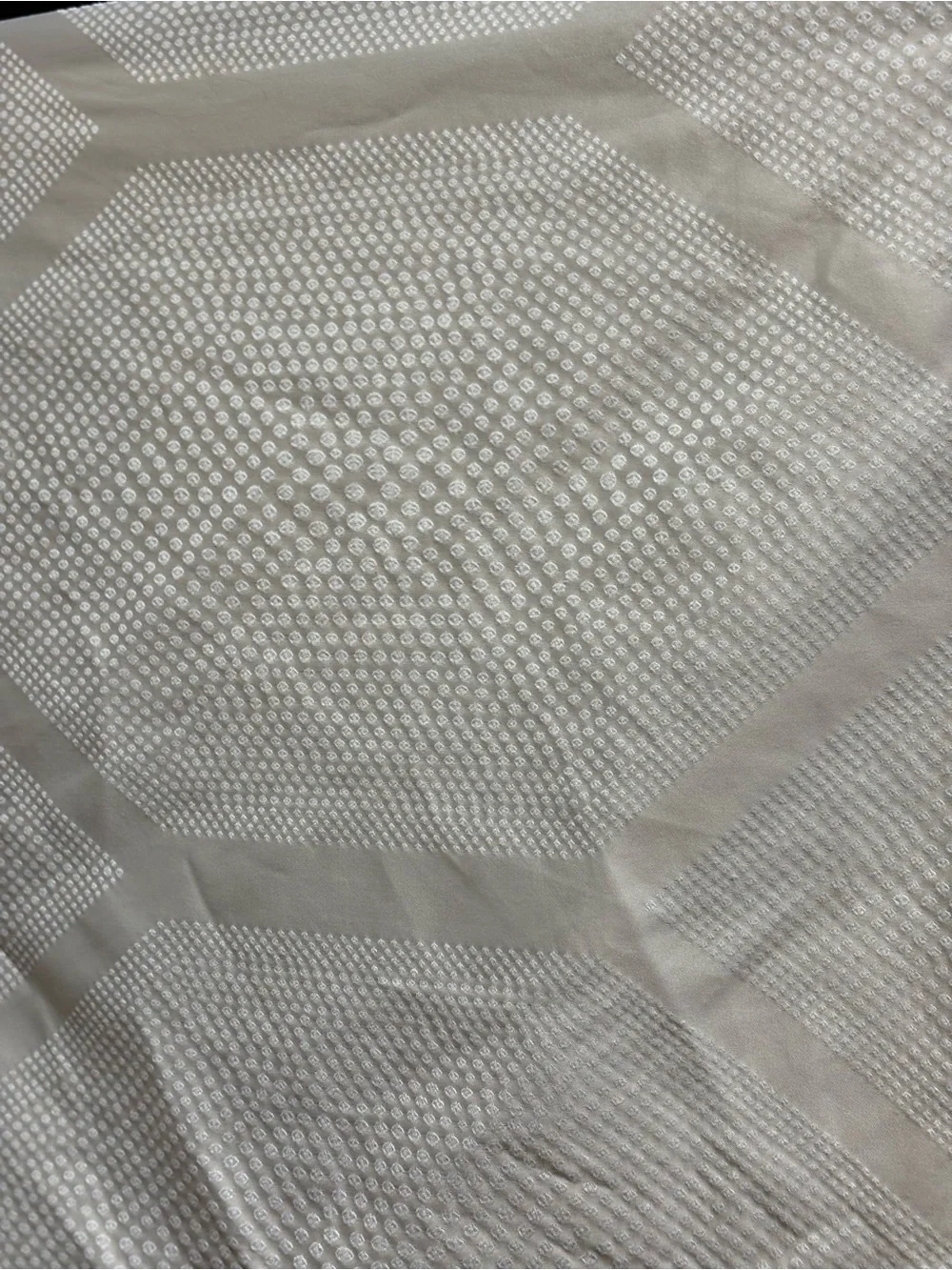 Neutral Textured Duvet Cover - Cream Made in India Luxury Hotel